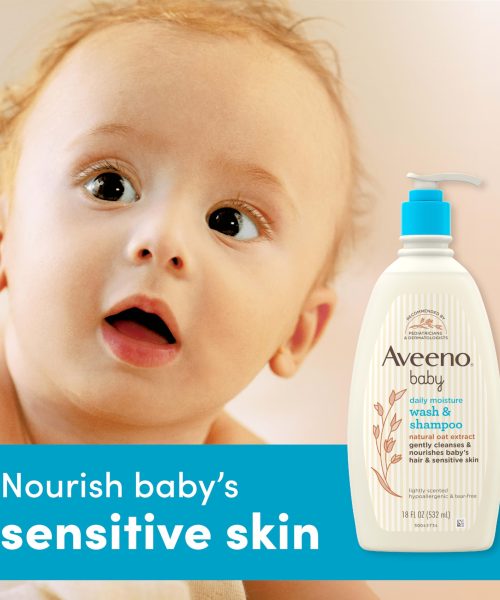 Aveeno baby daily moisture wash & shampoo